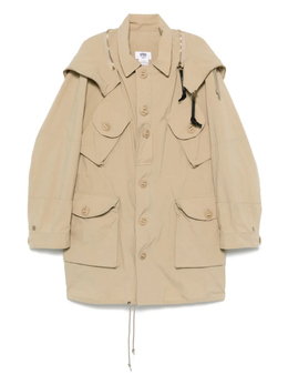 Junya Watanabe Man: Плащ с капюшоном 