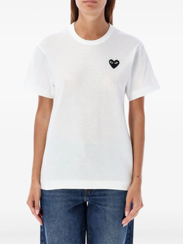 Comme Des Garçons Play: Белая футболка 