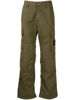 Stone Island: Зелёные брюки  Compass