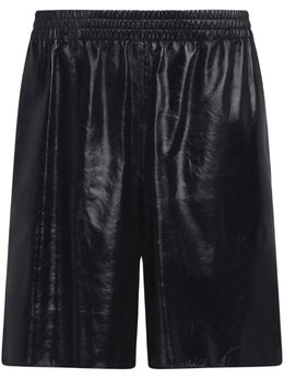 Marni: Кожаные шорты 