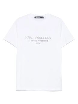 Karl Lagerfeld: Белая футболка 