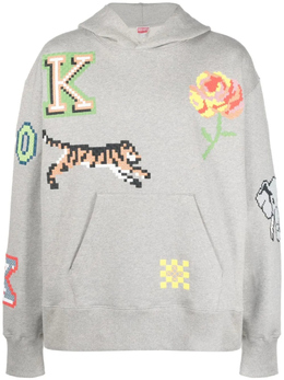 Kenzo: Толстовка оверсайз 
