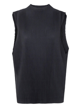 Homme Plissé Issey Miyake: Чёрная футболка 