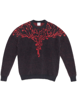 Marcelo Burlon County Of Milan: Чёрный свитер 