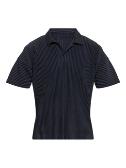Homme Plissé Issey Miyake: Синяя футболка 