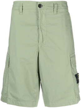 Stone Island: Зелёные шорты 