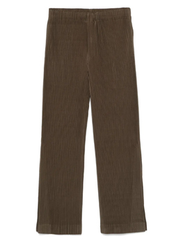 Homme Plissé Issey Miyake: Бархатные брюки 