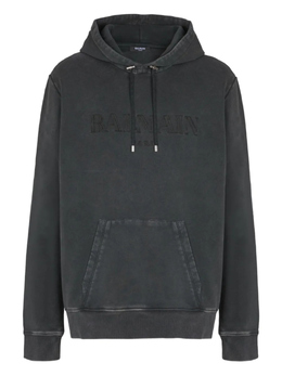 Balmain: Серая толстовка 