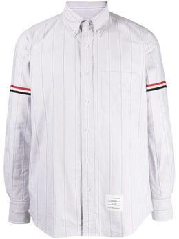 Thom Browne: Серая рубашка  RWB