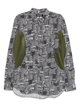 Comme des Garçons Homme Deux: Чёрная рубашка 