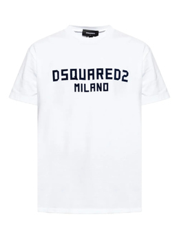 Dsquared2: Белая футболка  Milano