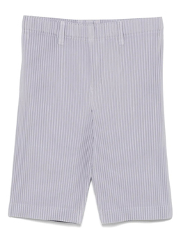 Homme Plissé Issey Miyake: Серые шорты 