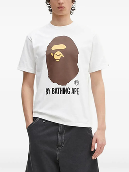A BATHING APE: Белая футболка 