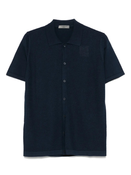 Corneliani: Синяя рубашка 