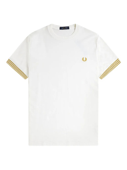 Fred Perry: Белая футболка 