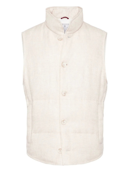 Brunello Cucinelli: Белый жилет 
