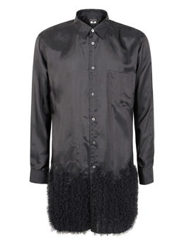 Comme des Garçons Homme Plus: Атласная рубашка 