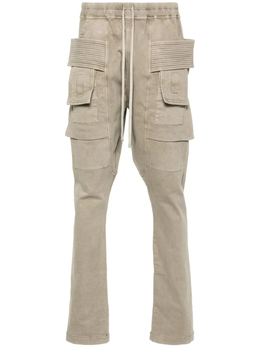 Rick Owens Drkshdw: Серые брюки  Creatch