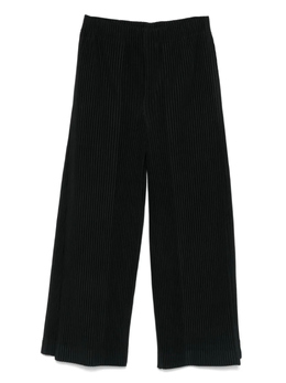 Homme Plissé Issey Miyake: Чёрные брюки 