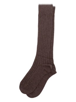 Brunello Cucinelli: Коричневые носки 