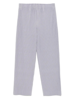 Homme Plissé Issey Miyake: Серые брюки 