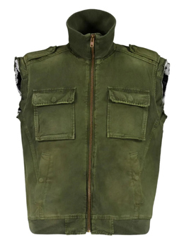 MM6 Maison Margiela: Зелёный жилет 