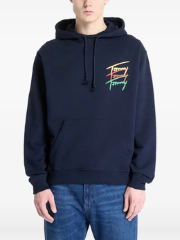 Tommy Jeans: Синяя толстовка 