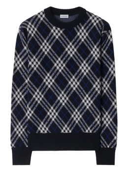 Burberry: Свитер в клетку 