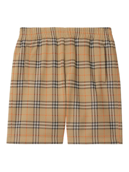 Burberry: Шорты в клетку 
