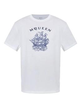 Alexander McQueen: Футболка с принтом 
