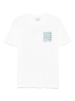 Lacoste: Белая футболка 