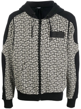 Balmain: Чёрная толстовка 