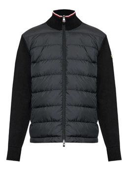 Moncler: Чёрный кардиган 