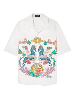 Versace: Белая рубашка 