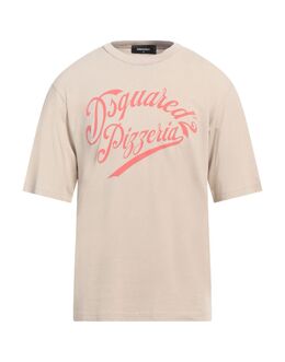 Dsquared2: Бежевая футболка 