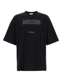 Moschino: Футболка со стразами 
