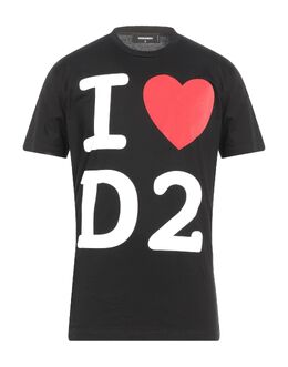 Dsquared2: Чёрная футболка 