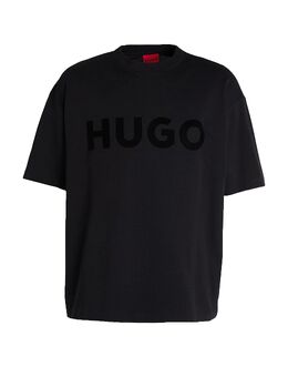 Hugo Boss: Чёрная футболка 