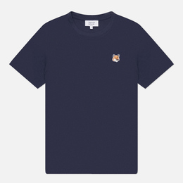 Maison Kitsune: Синяя футболка 