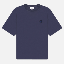 Maison Kitsune: Синяя футболка 