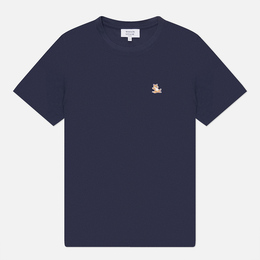 Maison Kitsune: Синяя футболка 