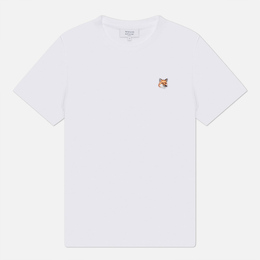 Maison Kitsune: Белая футболка 