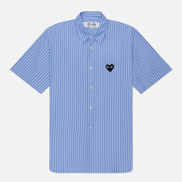 Comme des Garcons Play: Чёрная рубашка 