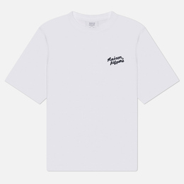 Maison Kitsune: Белая футболка 