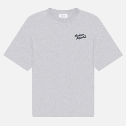 Maison Kitsune: Серая футболка 