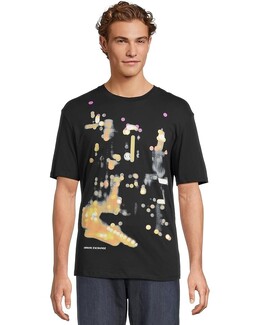 Armani Exchange: Чёрная толстовка 