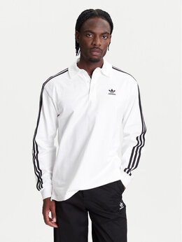 Adidas: Белая рубашка  Adicolor