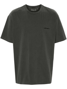 Carhartt WIP: Серая футболка 