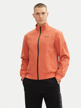 EA7 Emporio Armani: Оранжевая куртка 