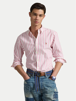 Polo Ralph Lauren: Розовая рубашка 